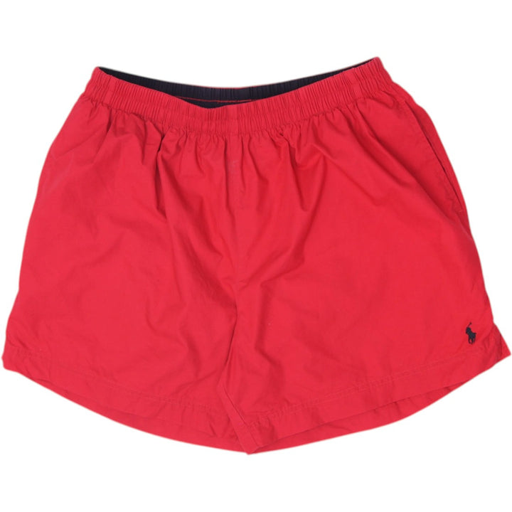Mens Polo By Ralph Lauren Swim Trunks Size XL Red Classic Mesh Lined