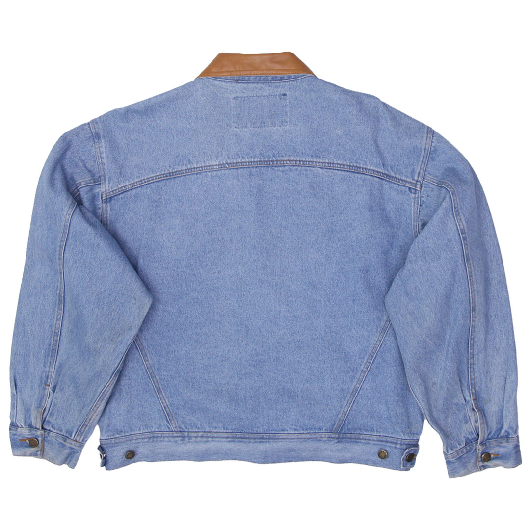 Mens Aspen Gold Riverwashed Vikings Denim Jacket