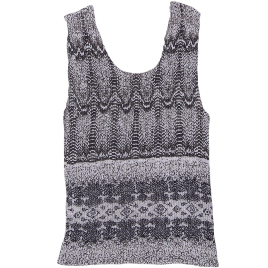 Y2K Ladies Nicola Smocked Textured Tank Top Size L