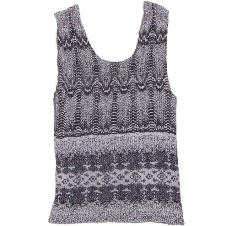 Y2K Ladies Nicola Smocked Textured Tank Top Size L