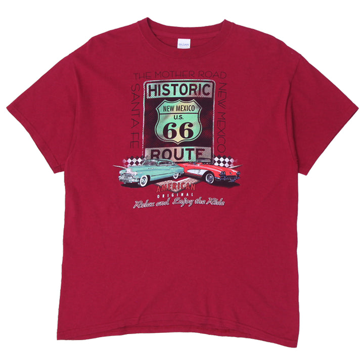 Mens Historic U.S 66 Route Gildan T-Shirt
