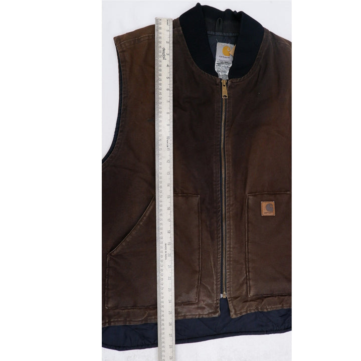 Mens Carhartt V02 DKB Arctic Quilt Lined Vest Duck