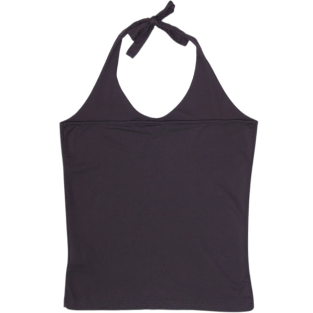 Y2K Ladies S.Oliver Halter Neck Tie-Back Tank Top