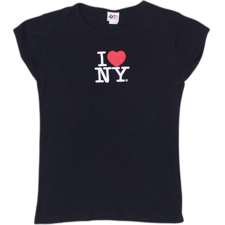 Y2K Ladies Jay Joshua NY “I Love NY” Graphic T-Shirt Size XS