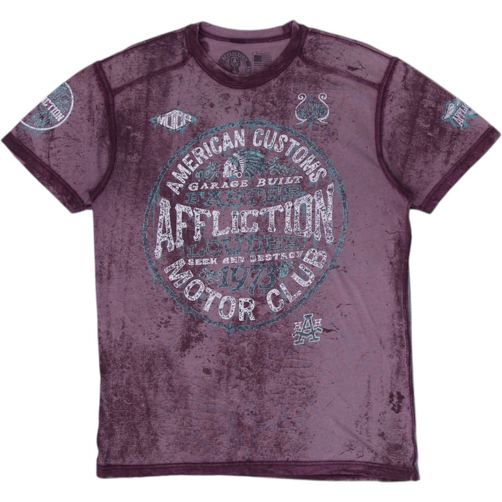 Y2K Mens Affliction Motorcycle Style Graphic T-Shirt Size XL | Migration_T-Shirts | Fashion Rerun