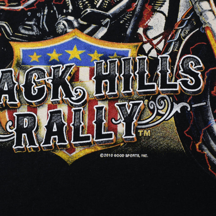 Mens Sturgis Black Hills Rally 71st Annual Biker T-Shirt Size L