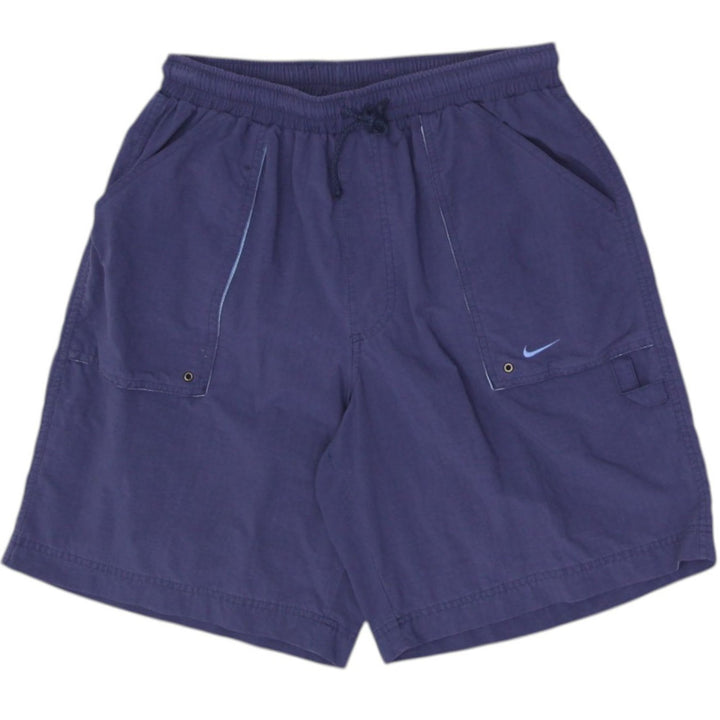 Vintage Mens Nike Shorts Navy Blue Drawstring Casual | Migration_Shorts UAENAT20 | Fashion Rerun