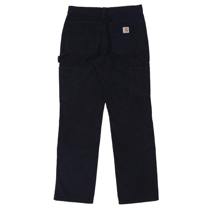Mens Carhartt Relaxed Fit Double Knee Carpenter Pants Black - Fashion Rerun Vintage Migration_Pants