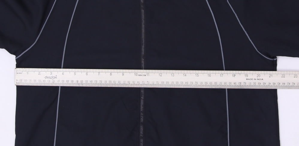 Ladies Jordan Windbreaker Black Hooded Full Zip Lightweight Sportswear S