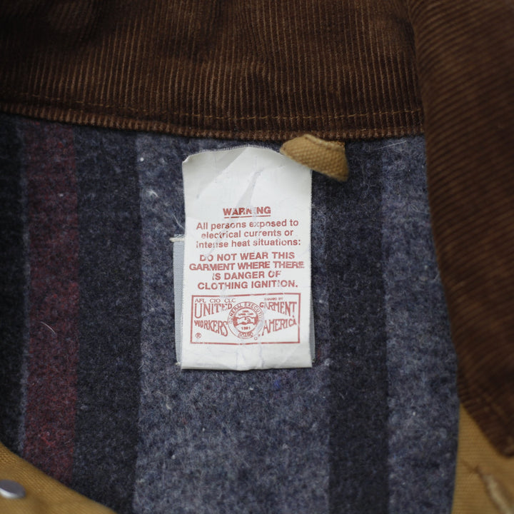 Vintage 90s Carhartt C01 BRN Blanket Lined Jacket Size 50