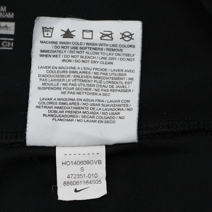 Ladies Nike Dri-FIT Straight Leg Active Pants Black Size S