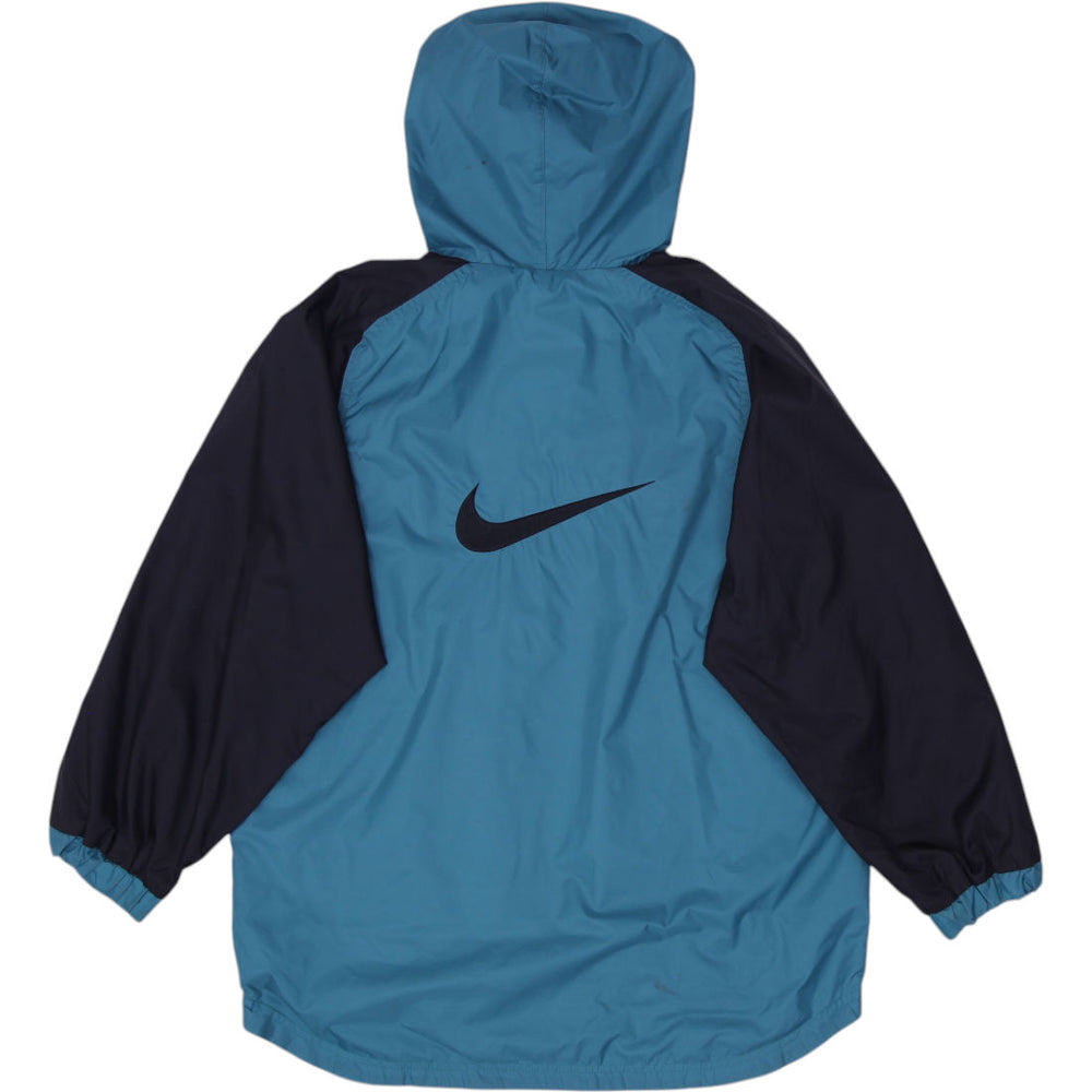 Vintage Nike Hooded Windbreaker Jacket Size L | Migration_Jackets - Side View | Fashion Rerun