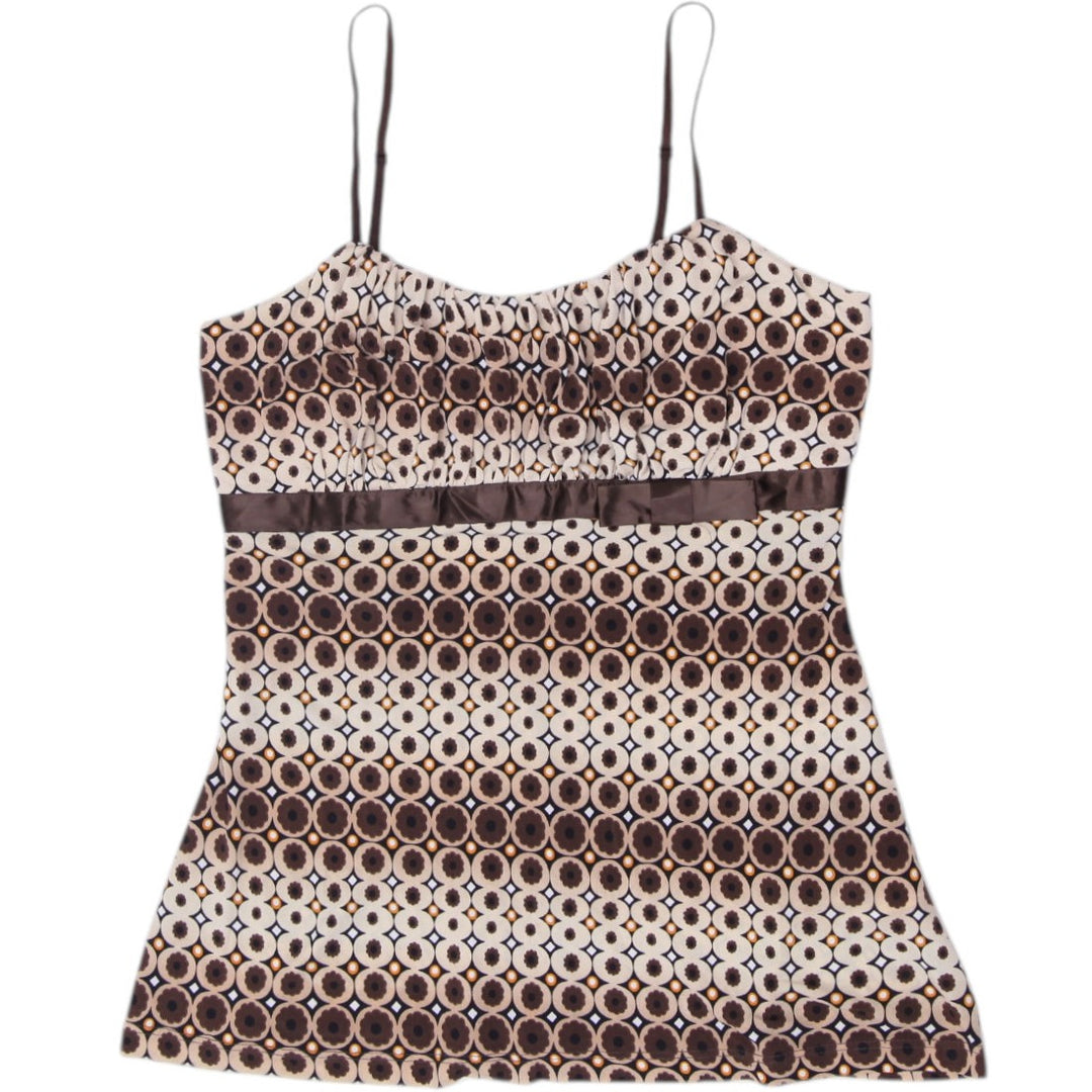 Y2K Ladies Rampage Geometric Print Cami Top Size M