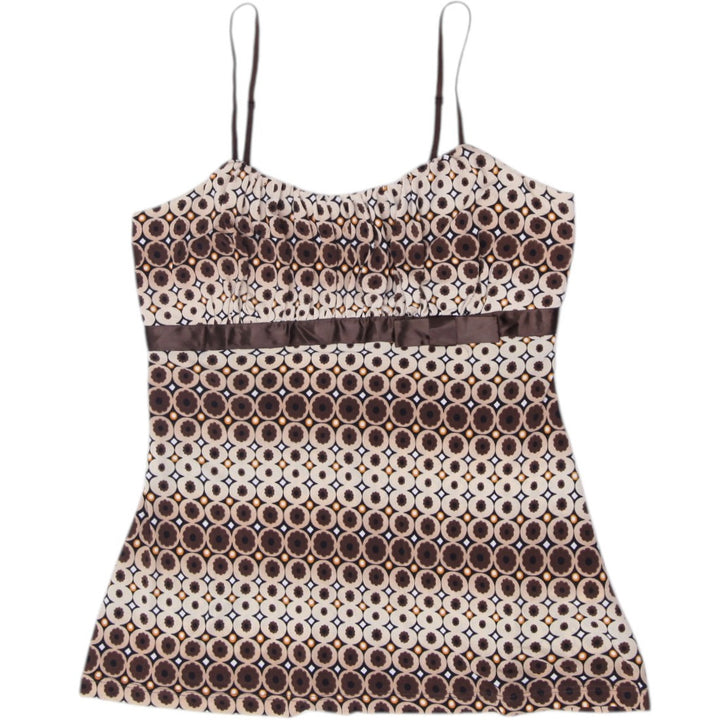 Y2K Ladies Rampage Geometric Print Cami Top Size M