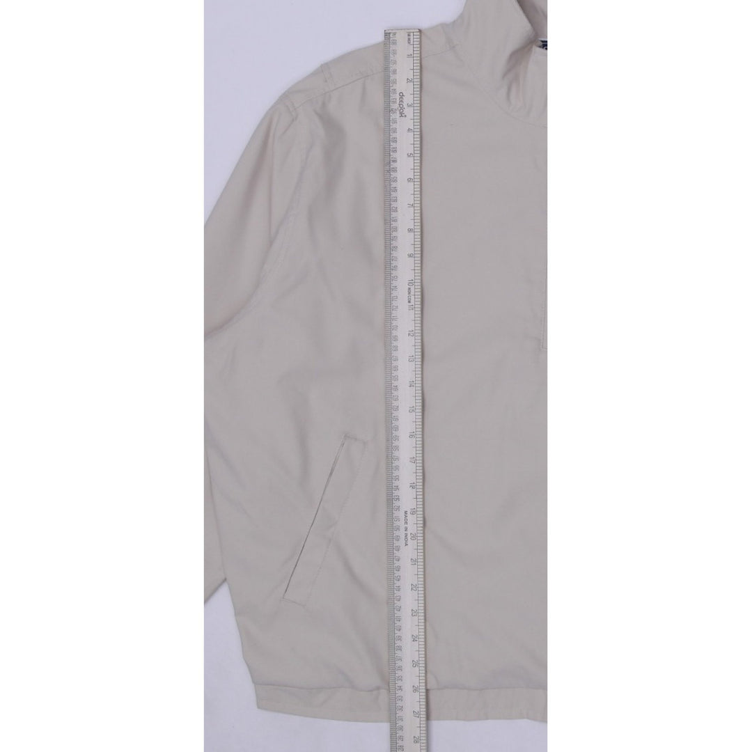 Mens Polo By Ralph Lauren Quarter Zip XL Cream Jacket