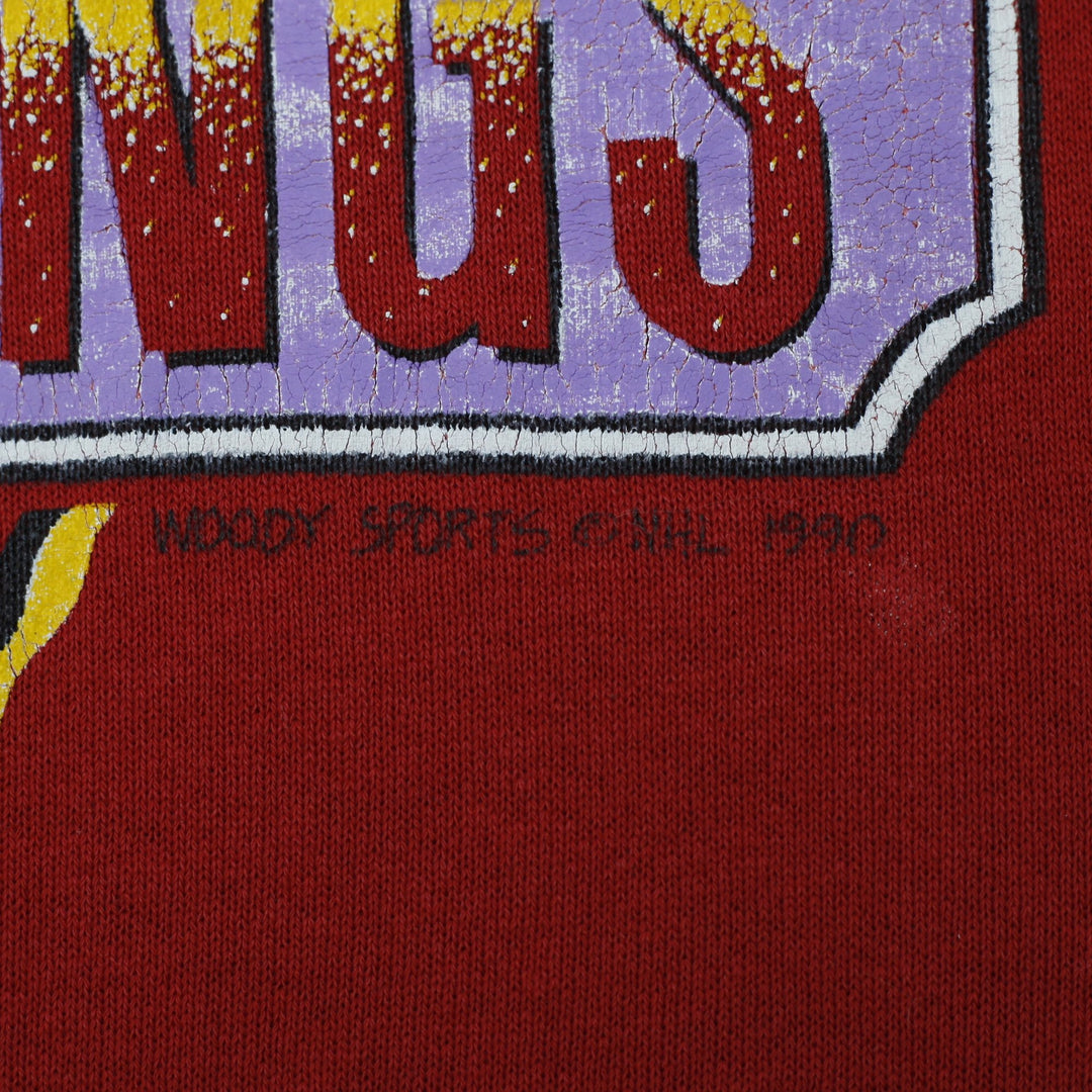 Vintage 1990 NHL Detroit Red Wings Crewneck Sweatshirt Size XL Made in USA | Migration_Sweatshirts - Alternat | Fashion Rerun