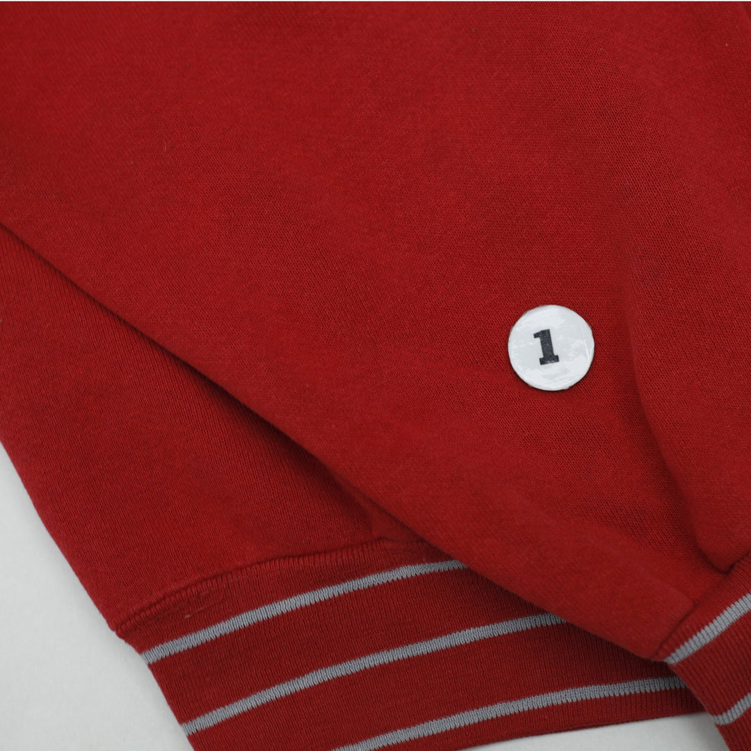 Vintage Nutmeg 1990s Red NFL San Francisco 49ers Crewneck Sweatshirt Made In USA M