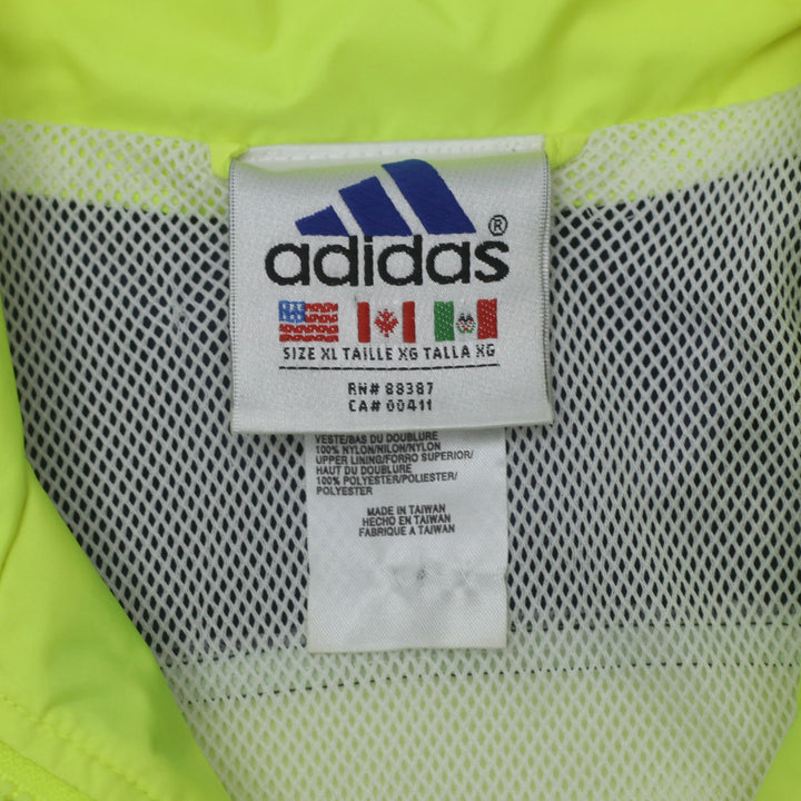 Vintage Adidas Embroidered Full Zip Windbreaker Jacket