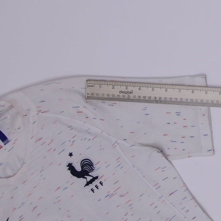 Mens Nike Soccer Jersey White 2018 Graphic FFF Team