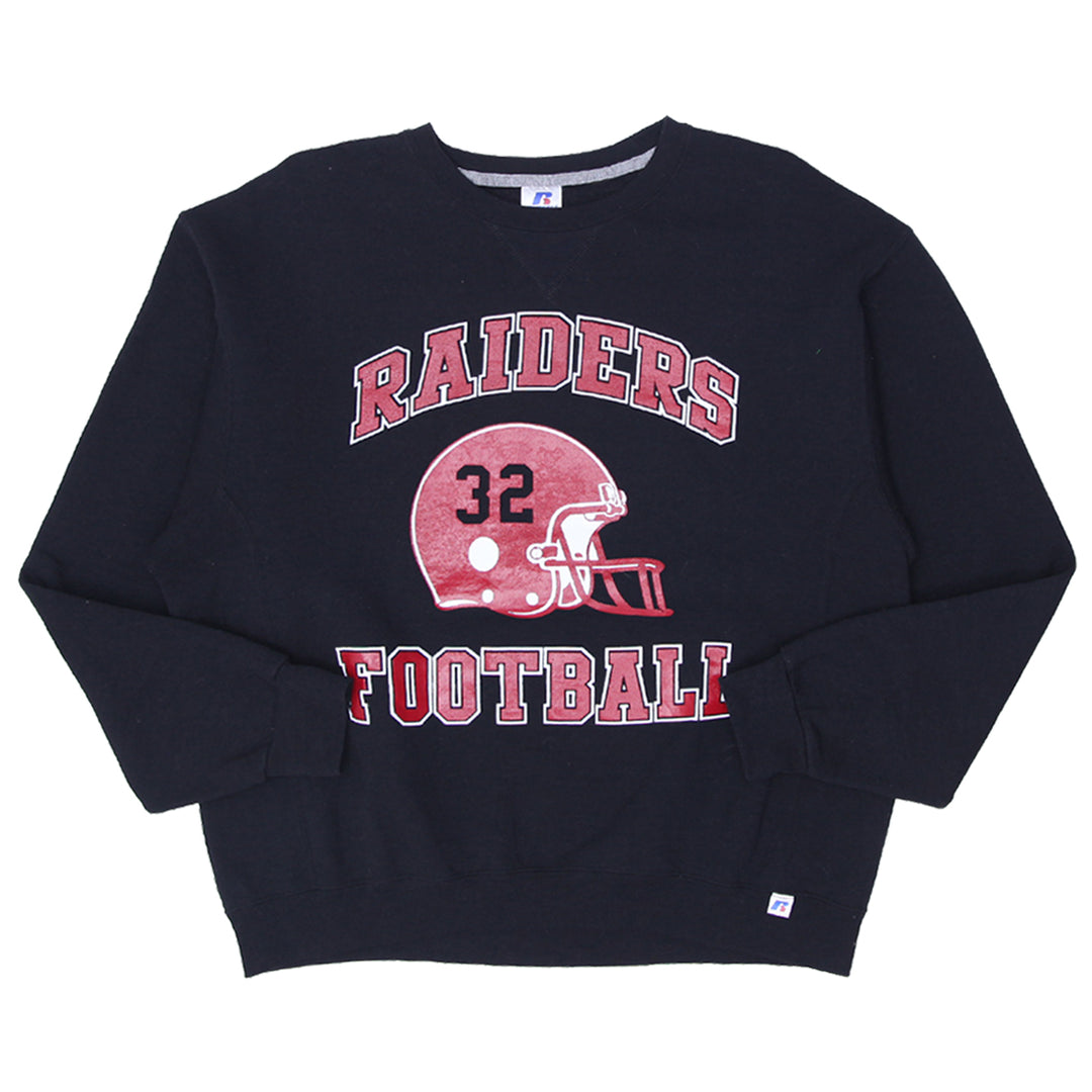 Shop Mens Russell Athletic Los Angeles Raiders Crewneck Sweatshirt