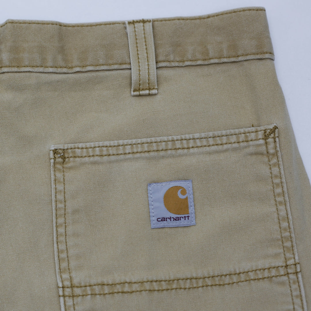 Mens Carhartt Relaxed Fit Rigby Canvas Work Shorts Size 34