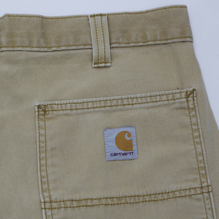 Mens Carhartt Relaxed Fit Rigby Canvas Work Shorts Size 34