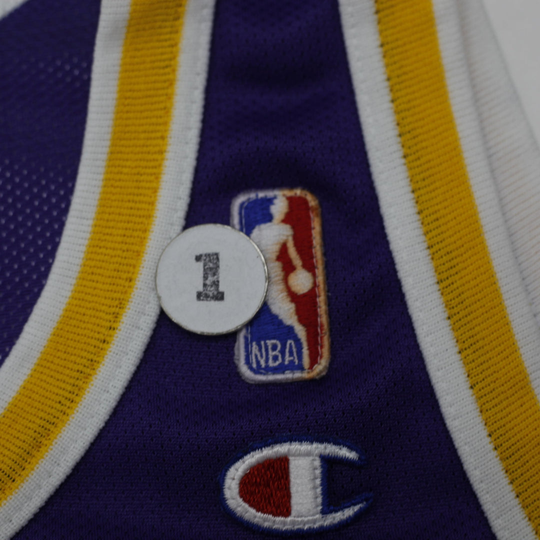 Vintage 1996 Champion Shaquille O'Neal Los Angeles Lakers Jersey Size 44 USA