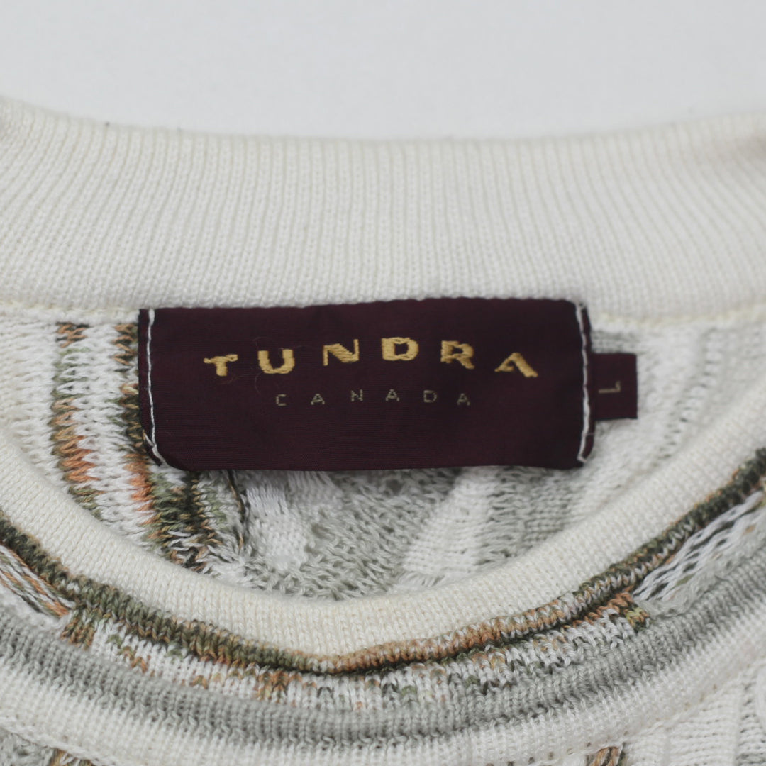 Vintage Tundra Canada 3D Textured Knit Sweater Size Large - Fashion Rerun Vintage Migration_Sweaters