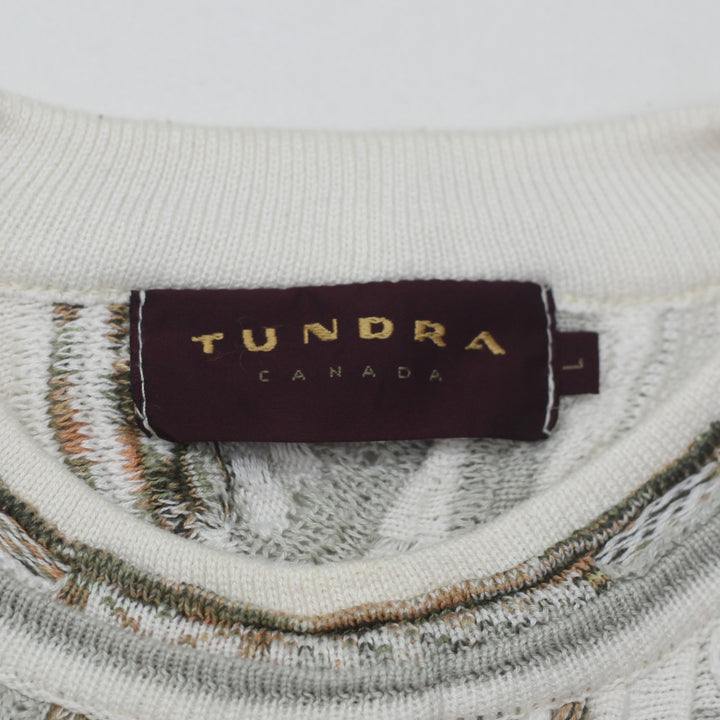 Vintage Tundra Canada 3D Textured Knit Sweater Size Large - Fashion Rerun Vintage Migration_Sweaters