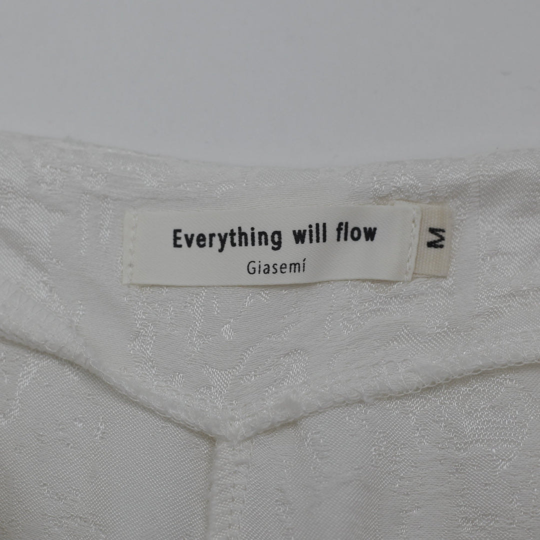 Y2K Ladies Giasemi Textured Flow Wide Leg Pants Size M