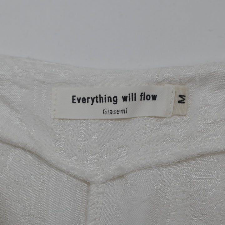 Y2K Ladies Giasemi Textured Flow Wide Leg Pants Size M