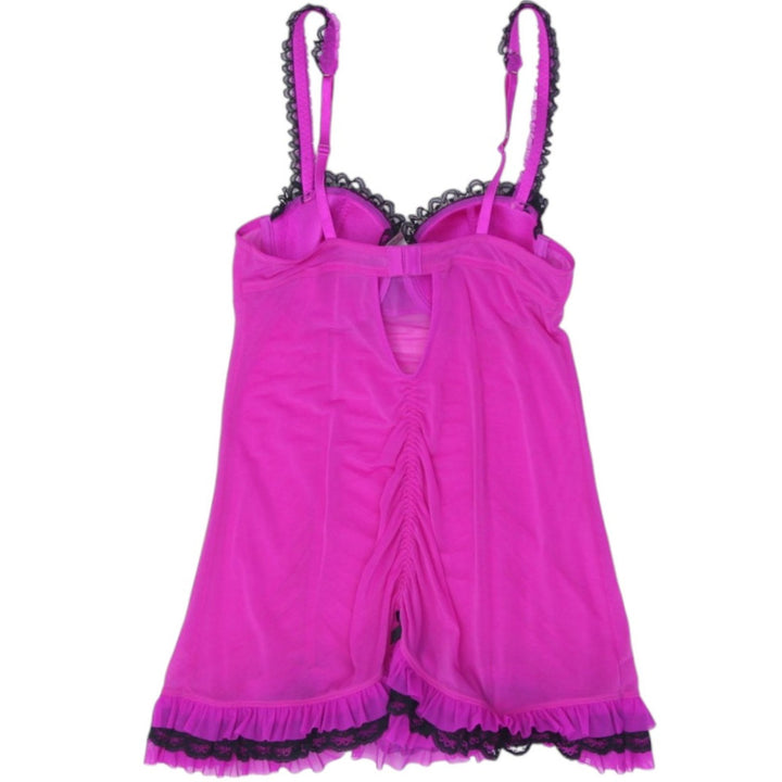 Ladies La Senza Lingerie Pink Lace Detail Dress