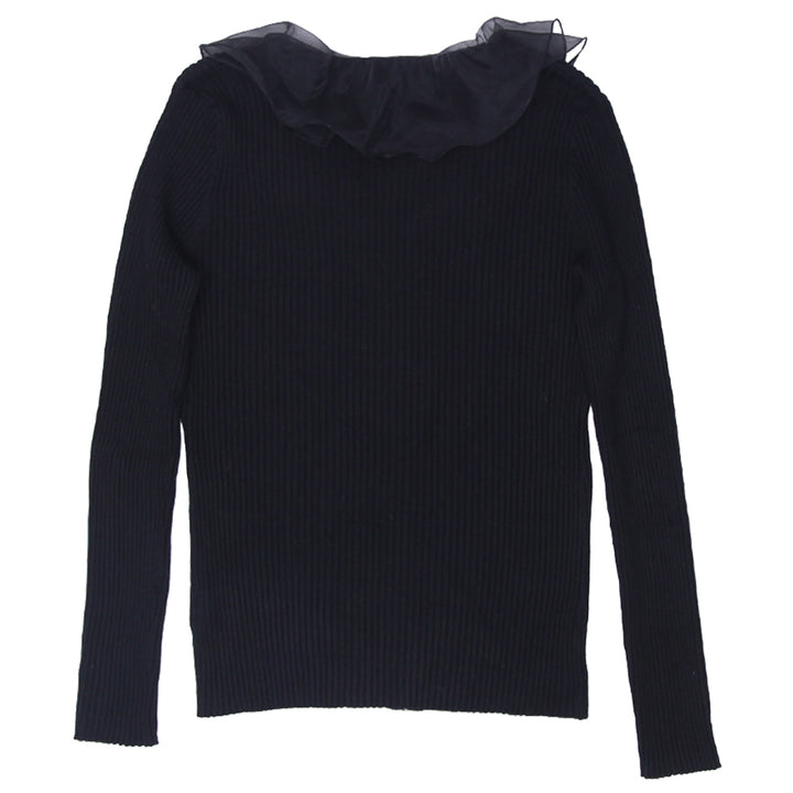 Y2K Belldini Full Zip Black Rib Top - Fashion Rerun Vintage Migration_Tops