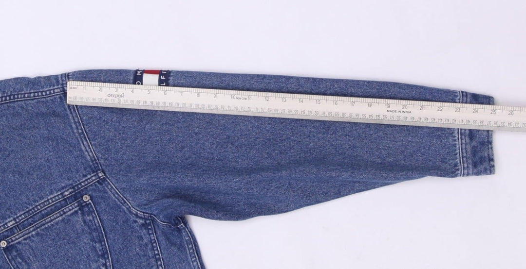 Vintage Tommy Jeans Denim Trucker Blue Jacket Size L | Migration_Jackets - View 8 | Fashion Rerun
