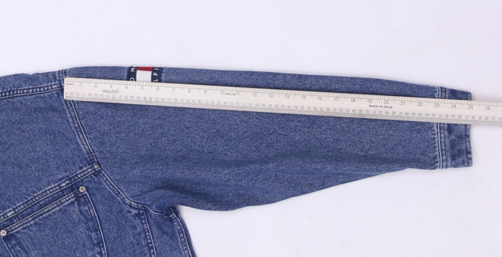Vintage Tommy Jeans Denim Trucker Blue Jacket Size L | Migration_Jackets - View 8 | Fashion Rerun