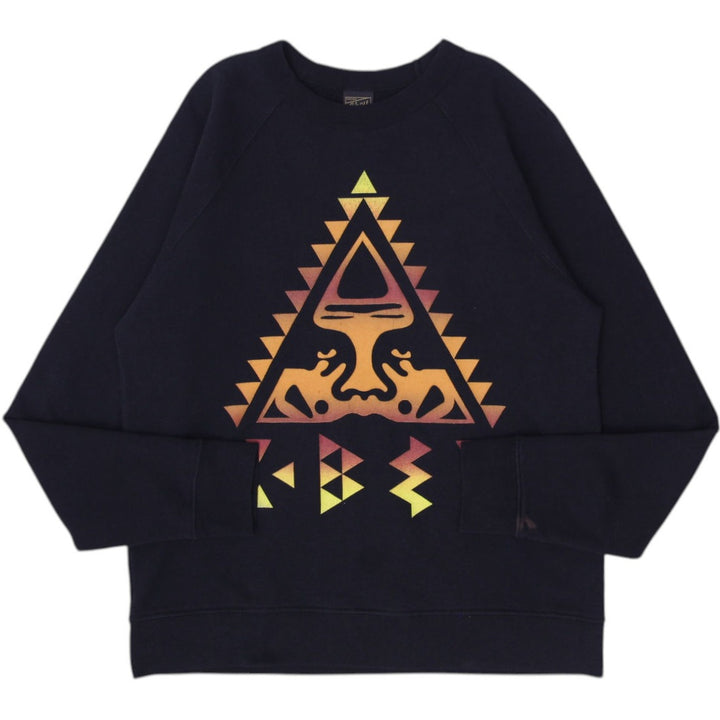 Obey Geometric Graphic Print Sweatshirt Size M