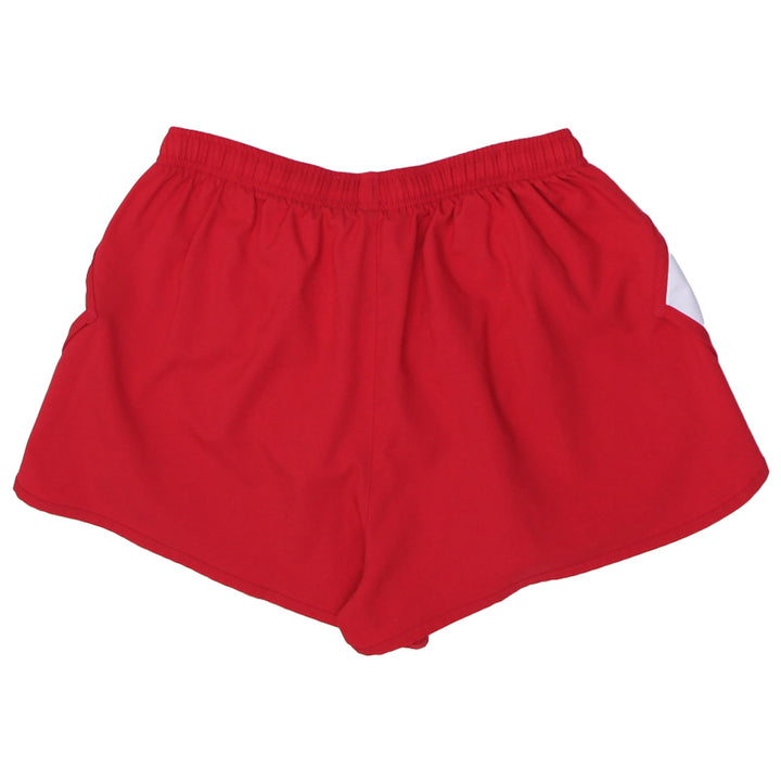 Ladies Embroidered Nike Logo Red Sports Shorts