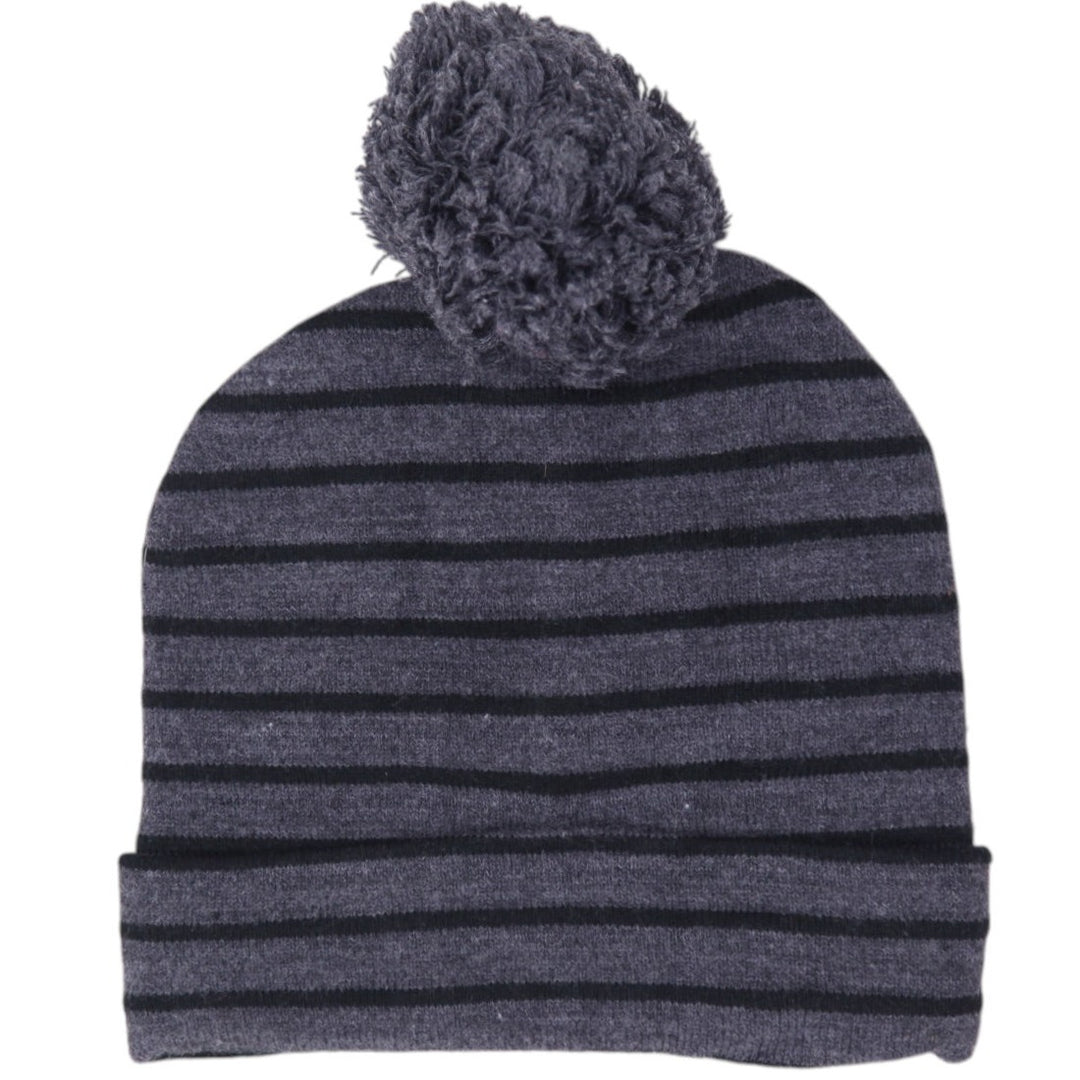 Youth Boys Sega Sonic the Hedgehog Beanie Striped Pom Pom OSFM