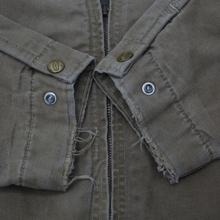 Vintage 1970’s Mens Tan Carhartt Detroit Jacket Size XL | Migration_Jackets WW Collection - Alternate View | Fashion Rerun
