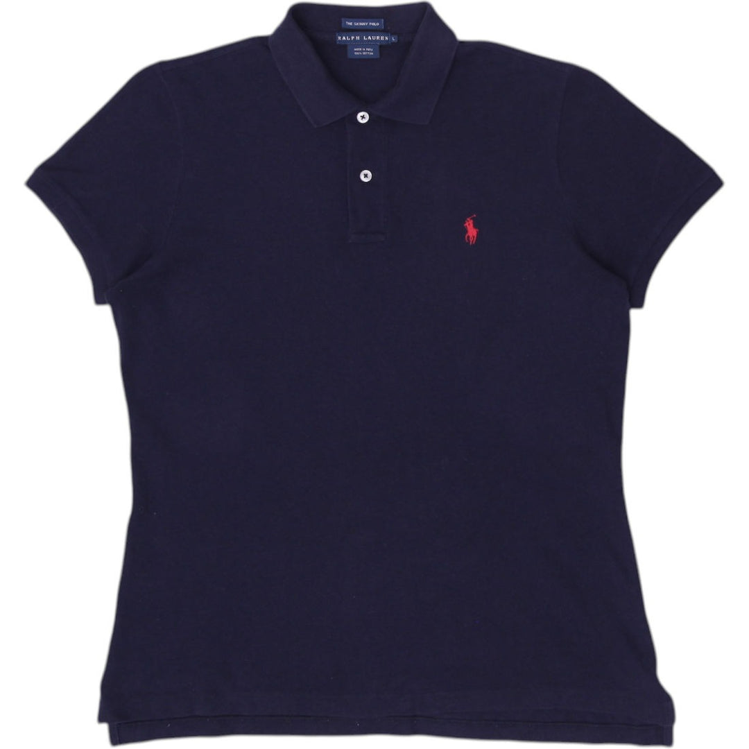 Ladies Ralph Lauren The Skinny Polo Cotton Shirt Size L | Migration_T-Shirts | Fashion Rerun