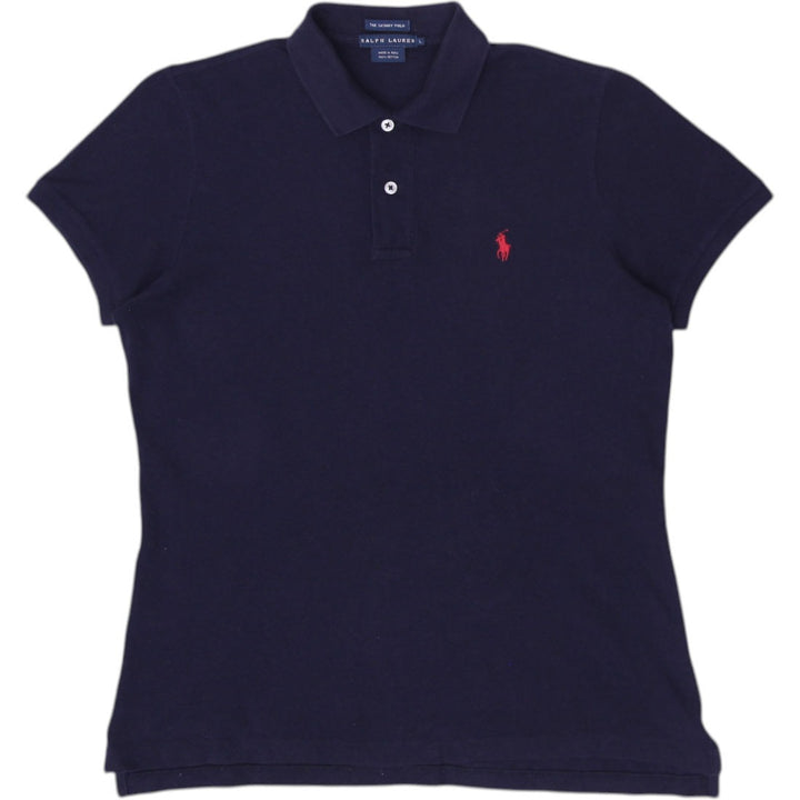 Ladies Ralph Lauren The Skinny Polo Cotton Shirt Size L | Migration_T-Shirts | Fashion Rerun