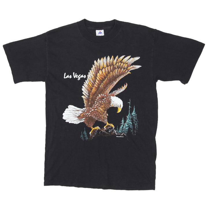 1994 Vintage Las Vegas Flying Eagle T-Shirt S.Stitch Made in USA H.L. Miller M