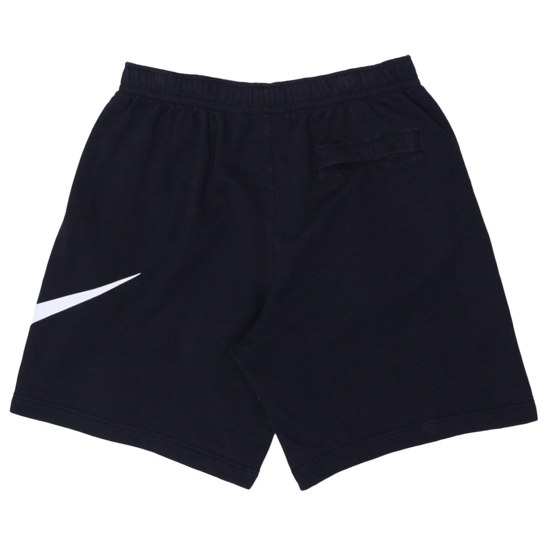 Mens Nike Swoosh Black Sweat Shorts