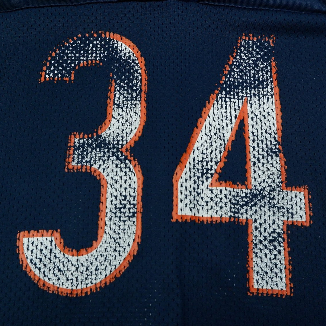 Vintage Mens Champion Payton 34 Jersey Navy Sports NFL | Migration_Jersey UAENAT20 - Detail View | Fashion Rerun