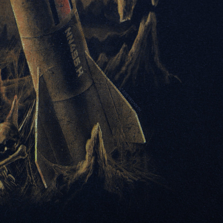 Vintage Megadeth Warhead Shark Promo Shirt Large Tennessee River Tour Tee 90s