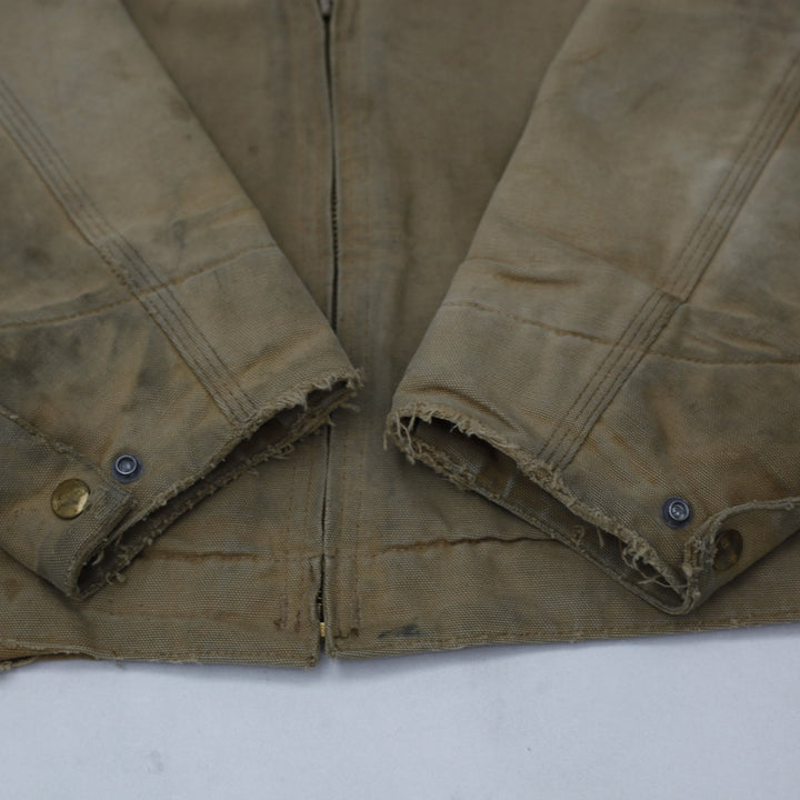 Vintage Carhartt Detroit Blanket Lined Canvas Stained Distressed Jacket | Migration_Jackets - View 7 | Fashion Rerun