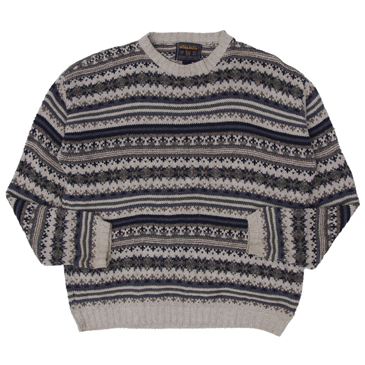 Vintage Woolrich John Rich & Bros Fair Isle Wool Sweater Multi-Color - Fashion Rerun Vintage Migration_Sweaters