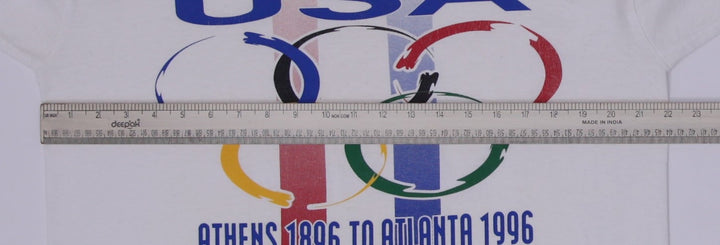 Vintage 1996 USA Olympic Graphic T-Shirt Size L