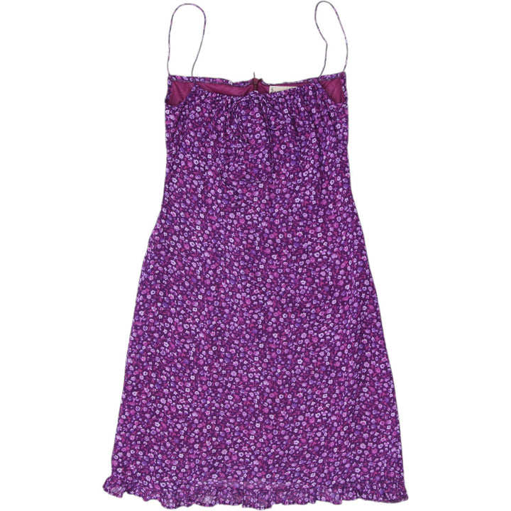 Y2K Ladies Fórmula Joven El Corte Inglés Floral Chiffon Slip Dress