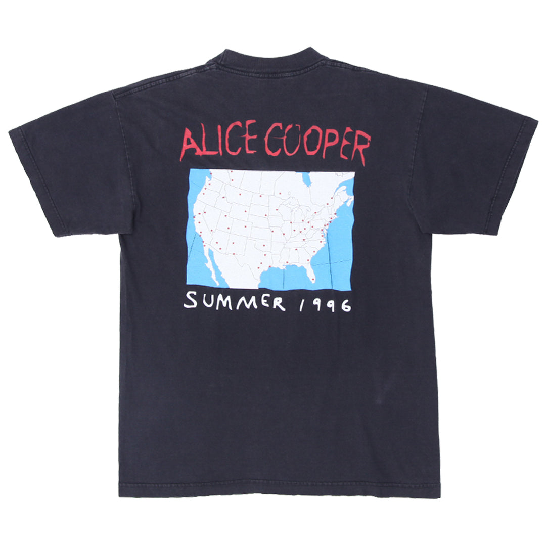 1996 Vintage Alice Cooper School's Out Summer T-Shirt Black Made In USA  XL - Fashion Rerun Vintage Migration_T-Shirt